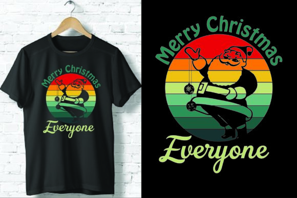 Christmas Vintage Retro T-Shirt Design Review
