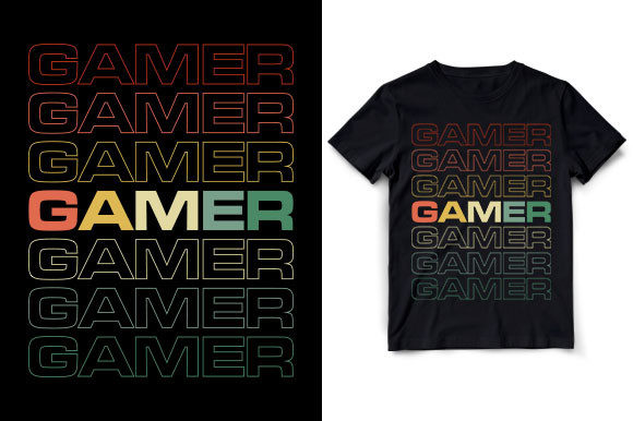 GAMER Retro T-Shirt Design Review