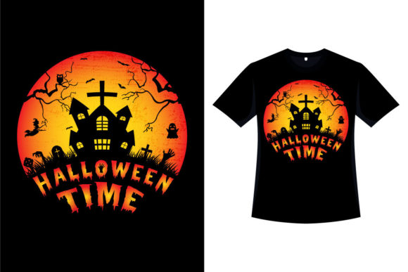 Halloween Classic Retro T-shirt Design Review