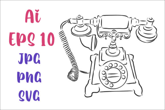 Retro Phone Vector Sketch Review