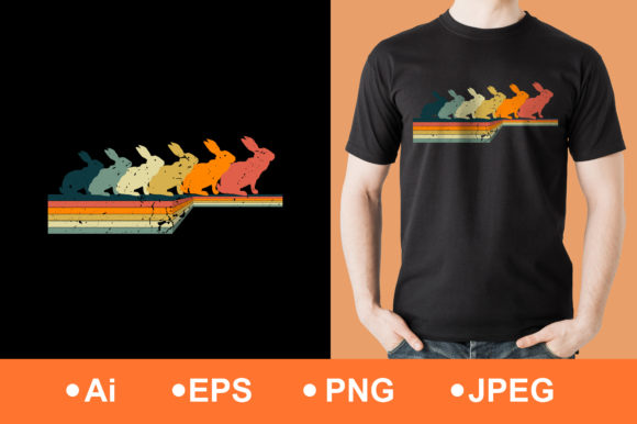 Retro Rabbit T-shirt Design Review