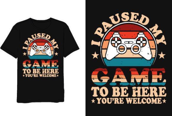 Retro Vintage Game T-shirt Design Review