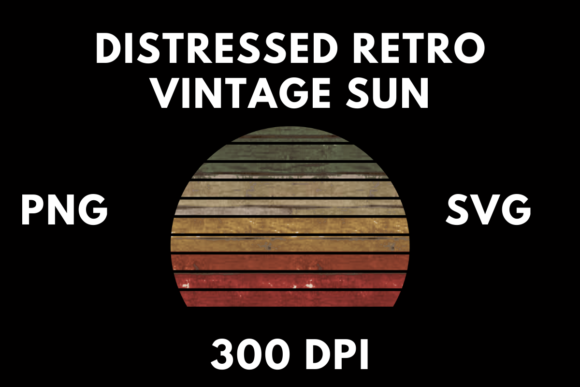 Retro Vintage Sun Distressed Design Review