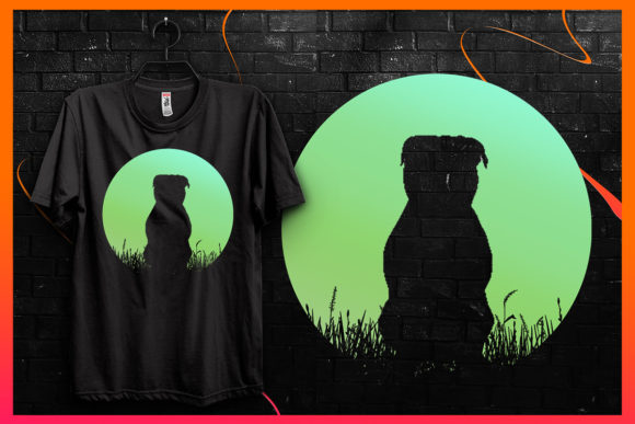 Retro Vintage Sunset-Dog Silhouette 2 Review