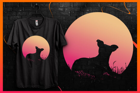 Retro Vintage Sunset-Dog Silhouette 30 Review