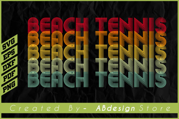 Vintage Retro Beach Tennis Sublimation Review