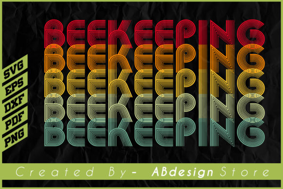 Vintage Retro Beekeeping Sublimation