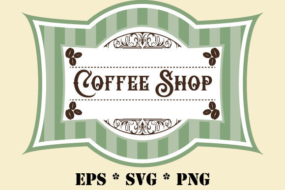 Vintage Retro Coffee Shop Sign Embroidery Review