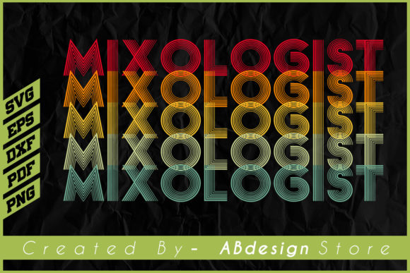 Vintage Retro Mixologist Sublimation Review