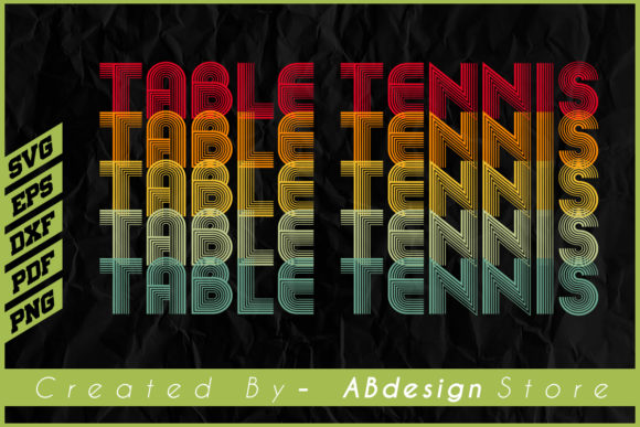 Vintage Retro Table Tennis Sublimation Review